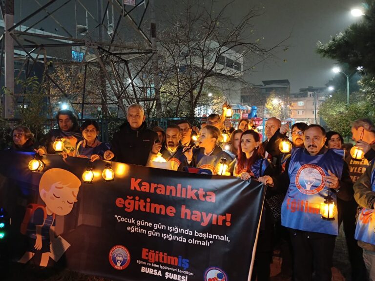 EĞİTİM İŞ KARANLIKTE EĞİTİME HAYIR DEDİ