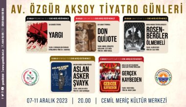 Özgür Aksoy Tiyatro Günleri seyirciyle buluşmaya hazırlanıyor