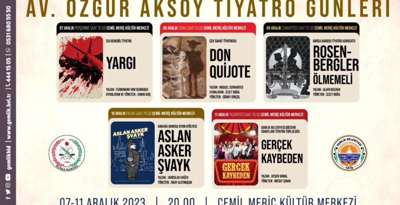 Özgür Aksoy Tiyatro Günleri seyirciyle buluşmaya hazırlanıyor