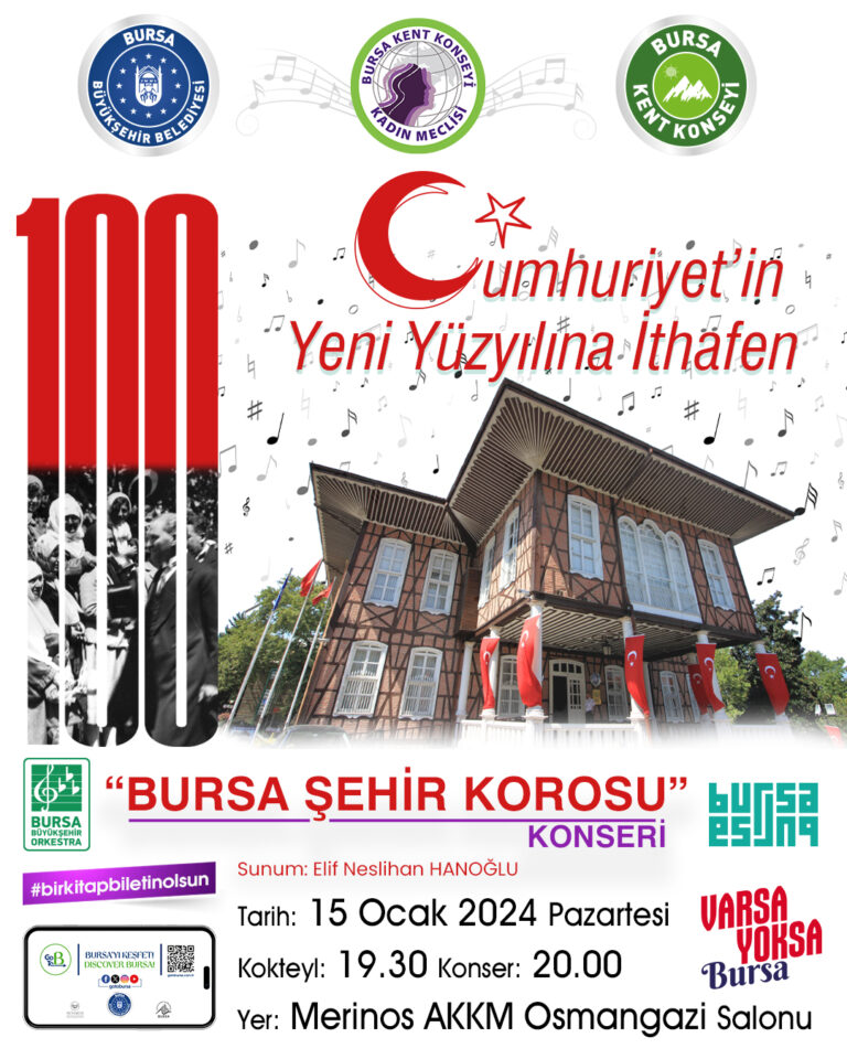 Sahne yeniden Bursa Şehir Korosu’nun