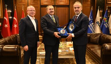 Eski Bakan Eroğlu’ndan Başkan Aktaş’a ziyaret