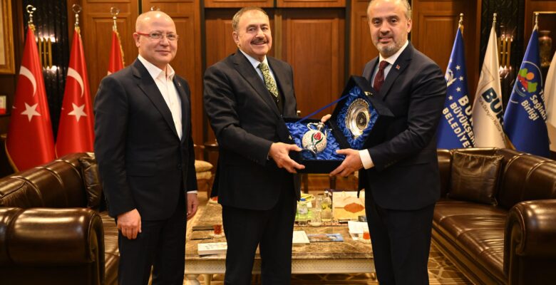 Eski Bakan Eroğlu’ndan Başkan Aktaş’a ziyaret
