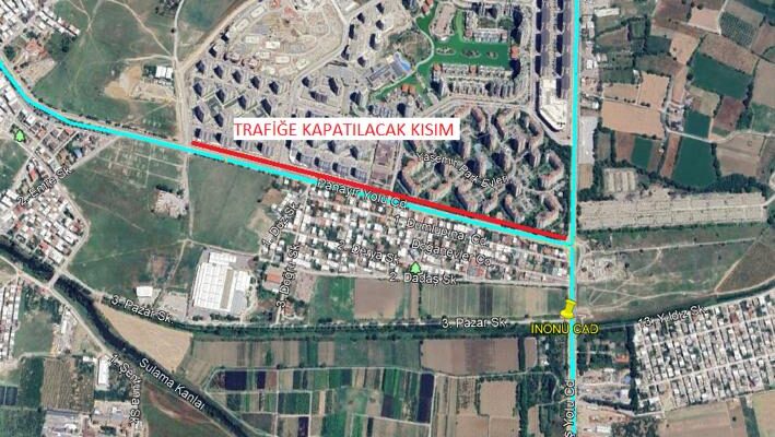 İNÖNÜ CADDESİ’NDE TRAFİK DÜZENLEMESİ