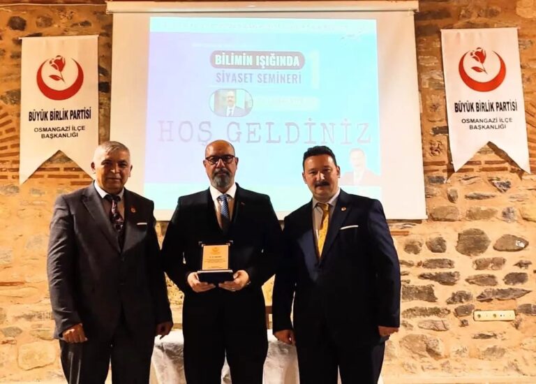 BBP OSMANGAZİ’den “BİLİMİN IŞIĞINDA SİYASET SEMİNERİ”