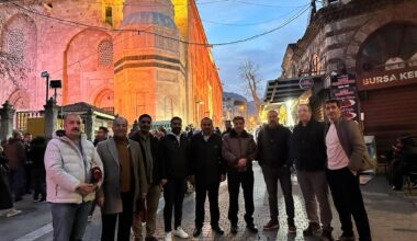 Bursa MUŞSİAD, yılın ilk namazında Ulucami’de buluştu
