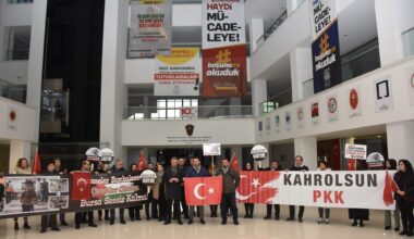 HKMO BURSA ŞUBESİ’NDEN İSRAİL VE PKK’YA KINAMA