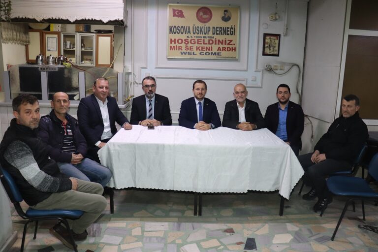 AK PARTİLİ KILIÇ’TAN RUMELİ DERNEKLERİNE ZİYARET