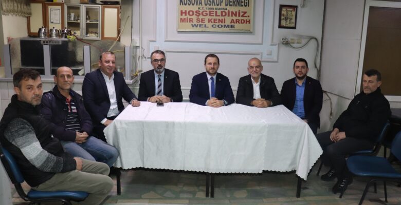 AK PARTİLİ KILIÇ’TAN RUMELİ DERNEKLERİNE ZİYARET