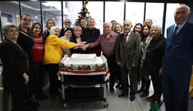 Huzurevinde yeni yıl coşkusu