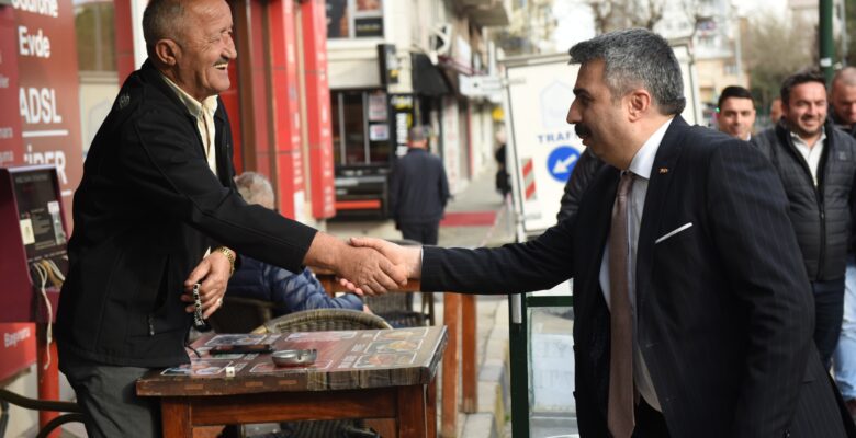 BAŞKAN YILMAZ, KOMŞU ZİYARETİNDE