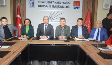 CHP İL BAŞKANI YEŞİLTAŞ ADAY ADAYLARIYLA BİR ARAYA GELDİ