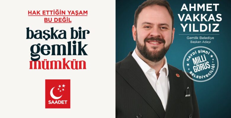 Saadet Partisi Gemlik Belediye Başkan Adayı Ahmet Vakkas Yıldız Oldu