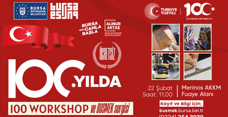 100 workshop ve Busmek sergisi