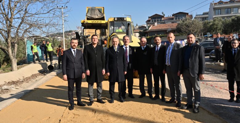 Umurbey Celal Bayar Caddesi yenileniyor
