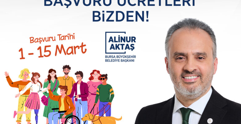 EKPSS başvuru ücretleri de Büyükşehir’den