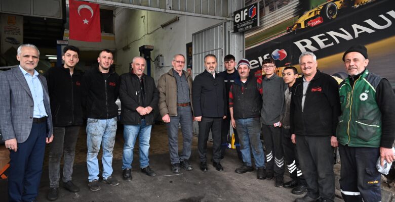Başkan Aktaş, Otosansit esnafını dinledi