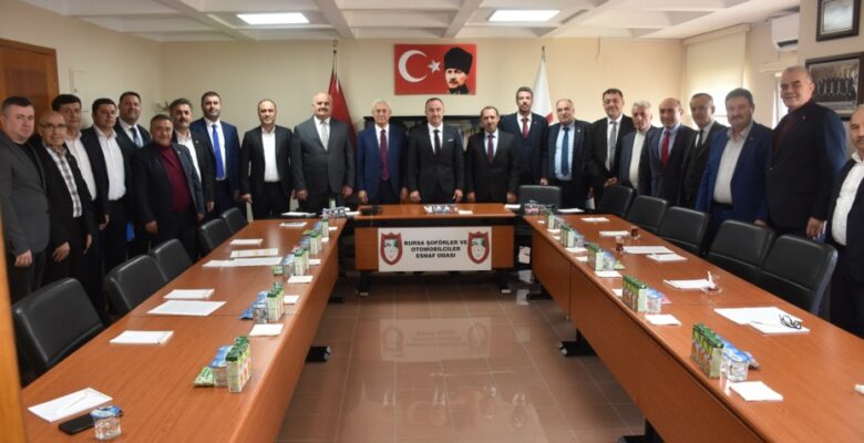 ŞOFÖRLER ODASI BAŞKANLARI BURSA’DA TOPLANDI