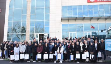 BAŞKAN YILMAZ KAHRAMANLARLA BULUŞTU