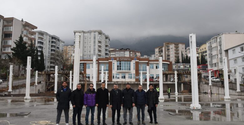 BAŞKAN YILMAZ BAĞLARALTI PAZAR YERİ’Nİ İNCELEDİ