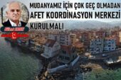 Mudanya İçin Yaklaşan Deprem Öncesi Afet Müdürlüğü Acil İhtiyaç