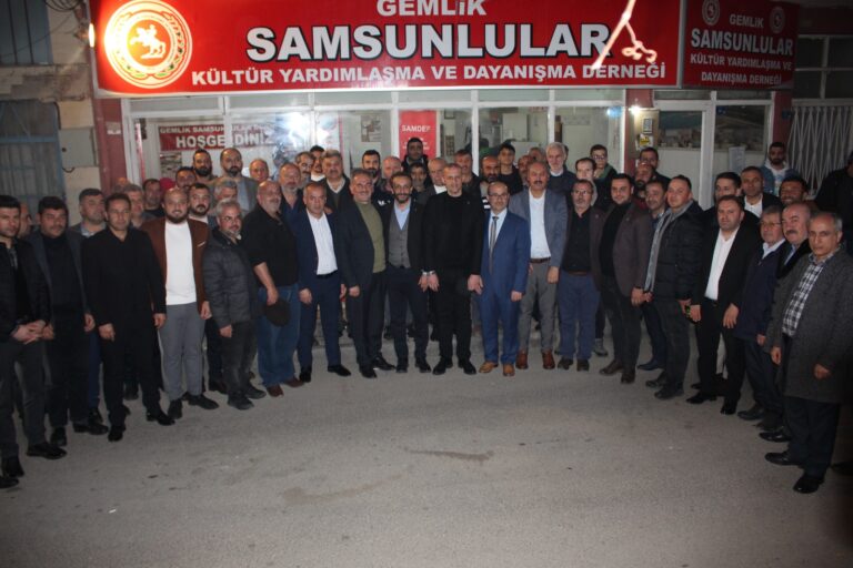 Gemlik’te Cumhur İttifakı’nın Yoğun Hafta Sonu Mesaisi