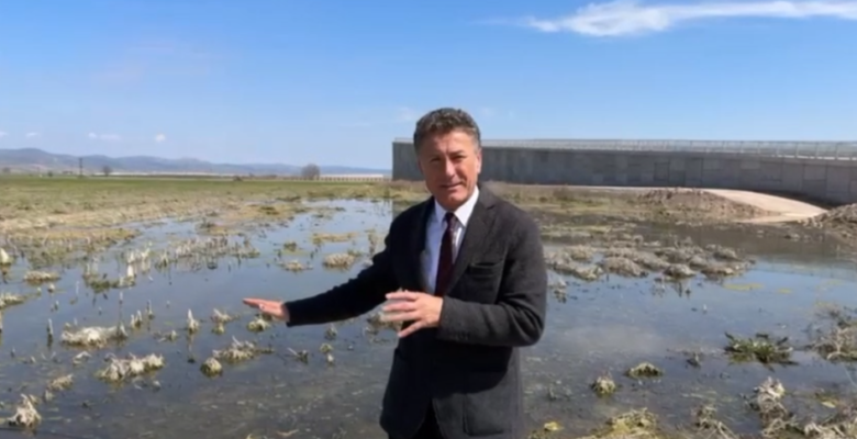 Orhan Sarıbal: Su baskını tarımsal faaliyet engel olacak.