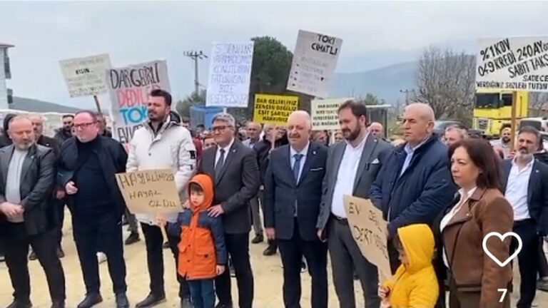 Ertuğrul Yavuz; “TOKİ Mağdurlarının Yanındayız”