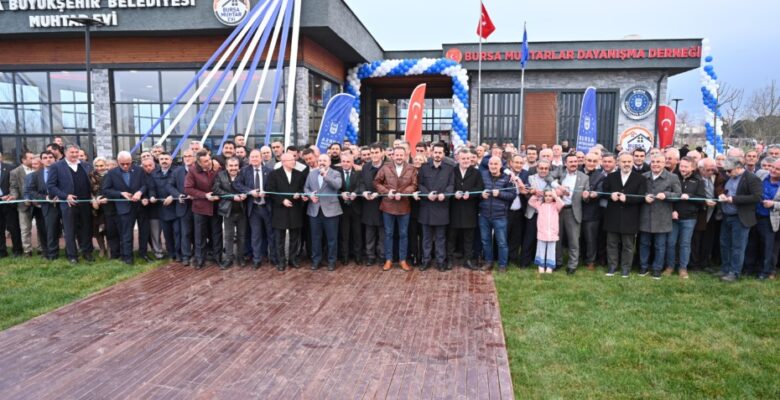 Bursa’da muhtarlara modern tesis