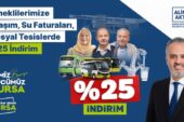 Başkan Aktaş, “Emeklilere, ulaşımda ve su faturalarında yüzde 25 indirim”