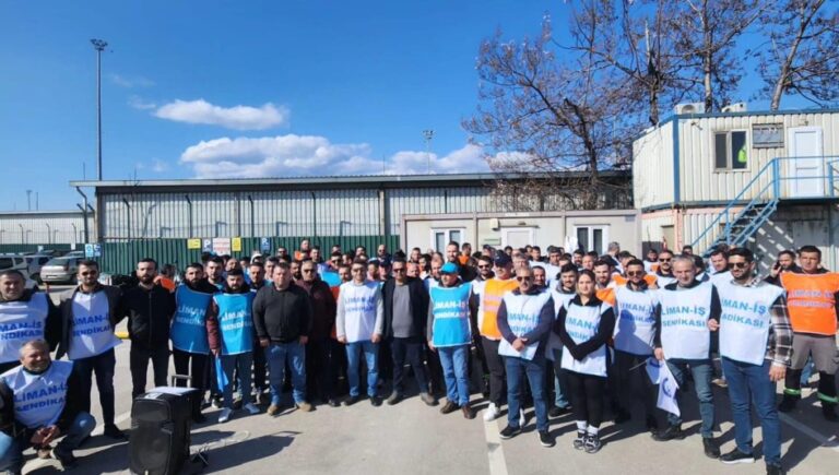 Liman İşçilerinin Direnişi İşveren Baskısına Rağmen Devam Ediyor