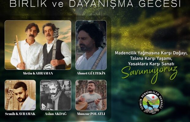 Dersimliler Dayanışma Gecesinde Buluşuyor
