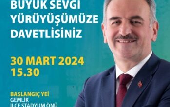 Cumhur İttifakı Sevgi Yürüyüşü Yarın Yapılacak
