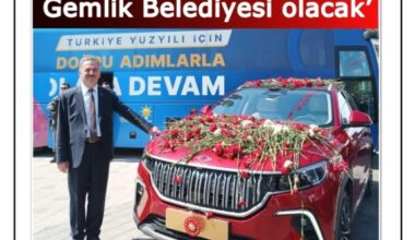 Refik YILMAZ; ‘TOGG’a sahip çıkan bir  Gemlik Belediyesi olacak’