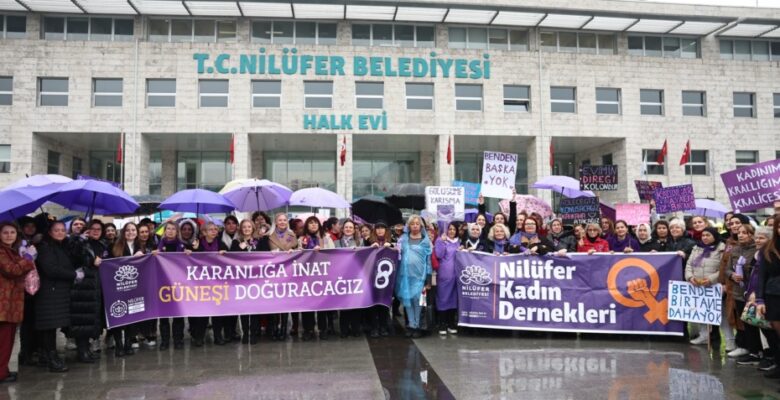 Nilüfer’de kadınlar yine sokakları inletti