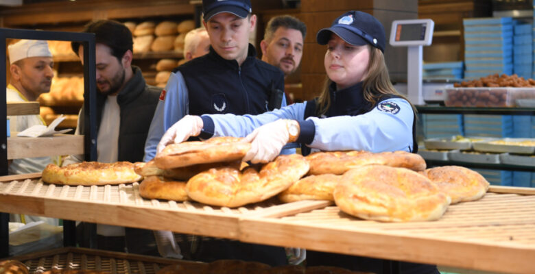 Zabıtan pide gramajı denetimi