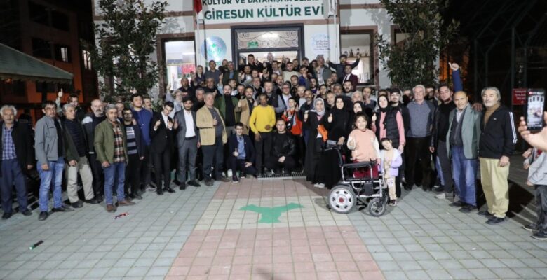 Giresunlular Derneği’nde Gencay Yılmaz’a Sevgi Seli (Videolu Haber)