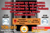 TÖBSEN, “Çocuklarımızın ve halkımızın zehirlenmesine izin vermeyeceğiz”