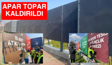 “YASAK AFİŞLER” APAR TOPAR KALDIRILDI