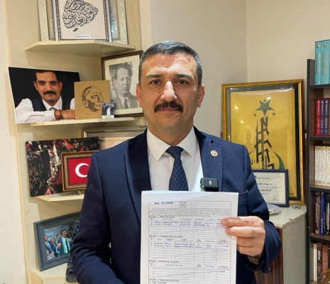 TÜRKOĞLU’NDAN MALVARLIĞI ÇIKIŞI