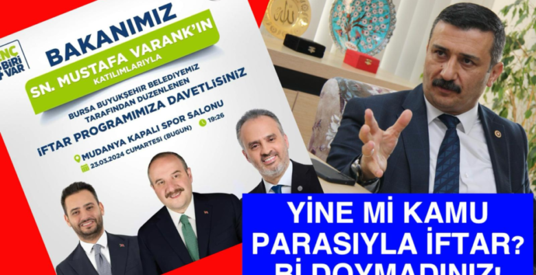 BELEDİYE KESESİNDEN “SEÇİM İFTARI MÜBAH MI?