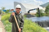 Şükrü Deviren dereye tekrar girdi, “Deremiz daha temiz akacak”