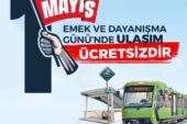 Bursa’da 1 Mayıs’ta ulaşım ücretsiz