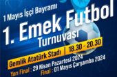 Gemlik 1. Emek Futbol Turnuvası Başlıyor