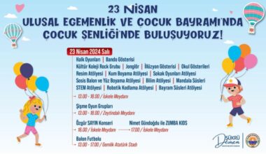 23 Nisan Gemlik’te de Dolu Dolu Kutlanacak