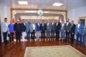 BALKANTÜRKSİAD YÖNETİMİNDEN ERKAN AYDIN’A ZİYARET