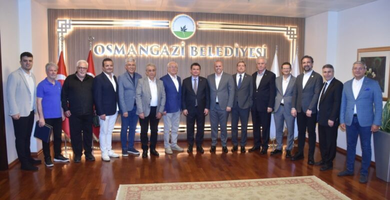 BALKANTÜRKSİAD YÖNETİMİNDEN ERKAN AYDIN’A ZİYARET