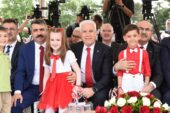 23 NİSAN’DA ÇOCUKLAR BAYRAM ETTİ