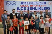 YILDIRIM’DA İLKOKULLU SPORCULAR ÖDÜLLENDİRİLDİ