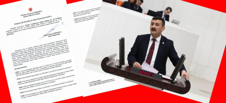 TÜRKOĞLU, AKTAŞ’IN SEÇİM HARCAMALARINI MECLİS’E TAŞIDI!