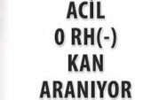 ACİL KAN İHTİYACI